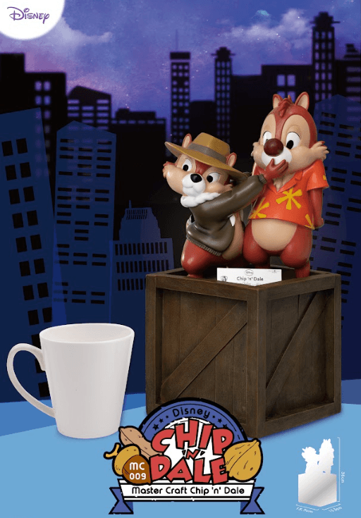Disney Chip 'n Dale Master Craft Table Top Statue - LM Treasures