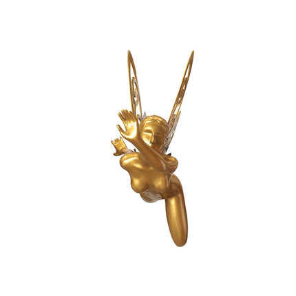 Fairy Golden Hanging Life Size Statue - LM Treasures 