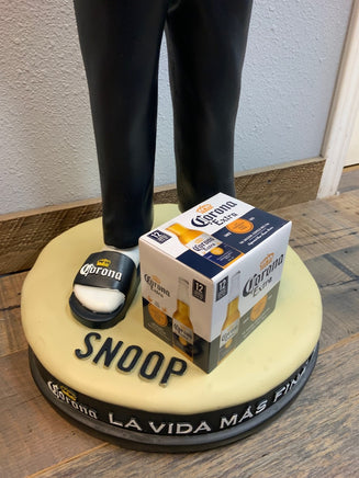 Snoop Dogg In Black Sweatsuit Corona Bobblehead Statue - LM Treasures 