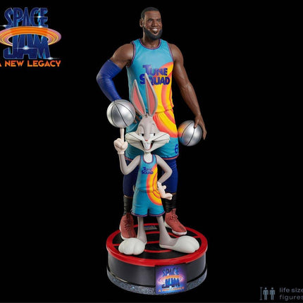 Space Jam Lebron James & Bugs Bunny Life Size Statue - LM Treasures 