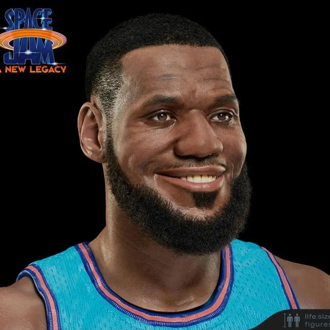 Space Jam Lebron James Silicone Head Life Size LM Treasures - MM