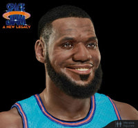 Space Jam Lebron James Silicone Head Life Size - LM Treasures Life Size Statues & Prop Rental