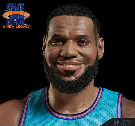 Space Jam Lebron James Silicone Head Life Size - LM Treasures Life Size Statues & Prop Rental
