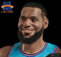 Space Jam Lebron James Silicone Head Life Size - LM Treasures Life Size Statues & Prop Rental
