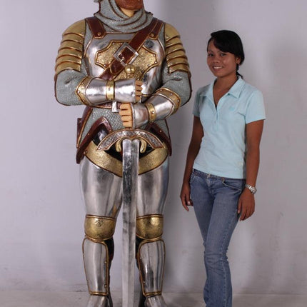 Knight Warrior Life Size Statue - LM Treasures 