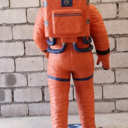 Starguy Astronaut In Orange Life Size Statue - LM Treasures 