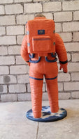 Starguy Astronaut In Orange Life Size Statue - LM Treasures 