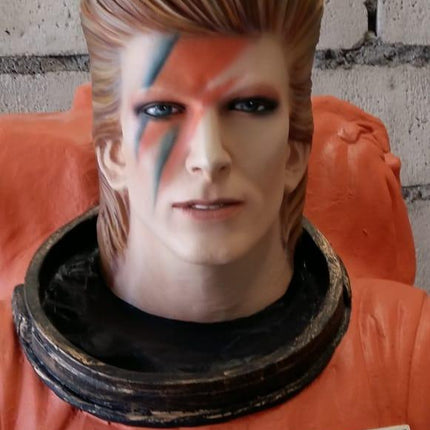 Starguy Astronaut In Orange Life Size Statue - LM Treasures 