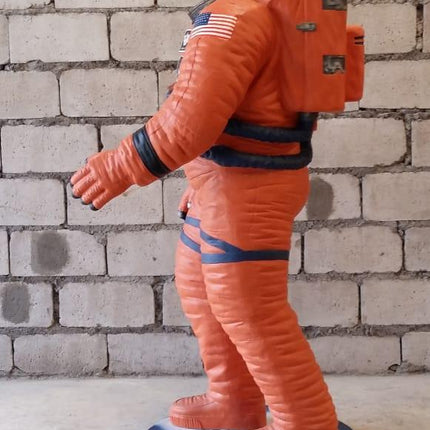 Starguy Astronaut In Orange Life Size Statue - LM Treasures 