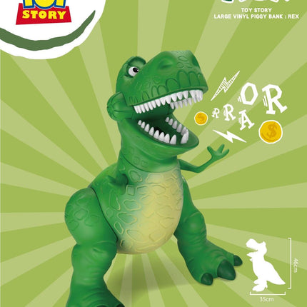 Toy Story Rex Piggy Bank Statue - LM Treasures 