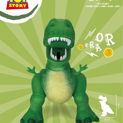 Toy Story Rex Piggy Bank Statue - LM Treasures 