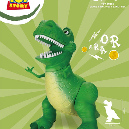 Toy Story Rex Piggy Bank Statue - LM Treasures 