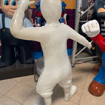 Ronald McDonald All White Life Size Statue - LM Treasures 