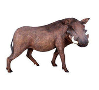 Wild African Warthog Life Size Statue - LM Treasures 