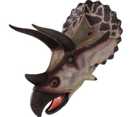 Triceratops Dinosaur Head Large Life Size Statue - LM Treasures 