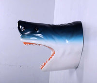 Great White Shark Head Life Size Statue - LM Treasures 