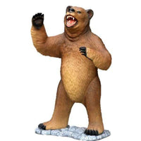 Brown Growling Grizzly Bear Life Size Statue - LM Treasures 