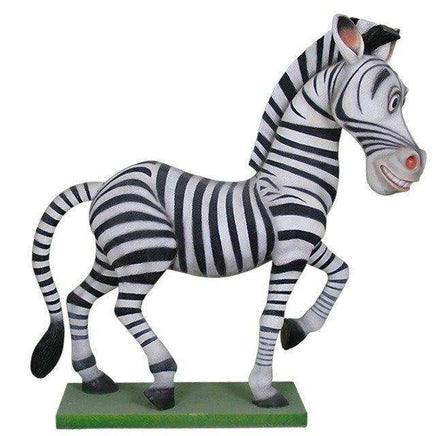 Comic Zebra Life Size Statue - LM Treasures 