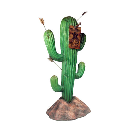 Western Wanted Cactus Life Size Statue - LM Treasures 