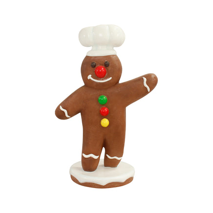 Small Gingerbread Cook Over Sized Statue - LM Treasures 