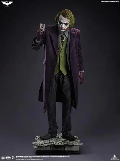 The Dark Knight Joker (Heath Ledger) Life Size Statue Queen Studios LM Treasures - QS