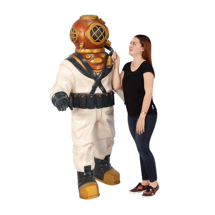 Walking Deep Sea Diver Life Size Statue - LM Treasures 