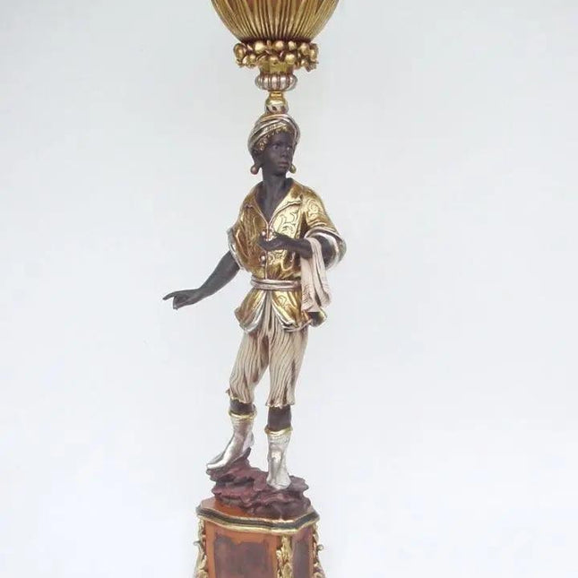 Arabian Black Moor Vase Left Hand - LM Treasures 