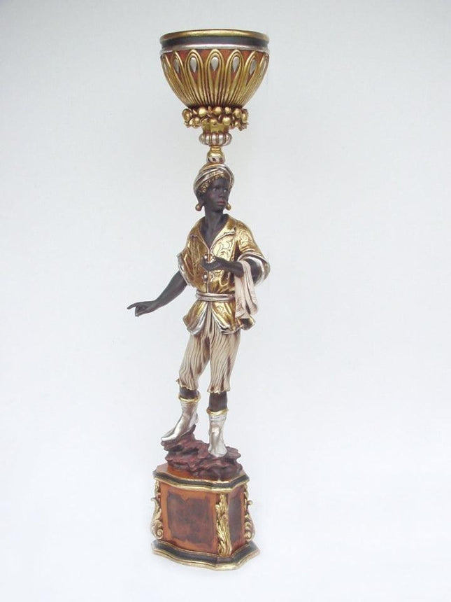 Arabian Black Moor Vase Left Hand - LM Treasures 