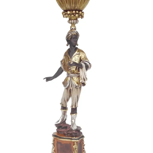 Arabian Black Moor Vase Left Hand - LM Treasures 