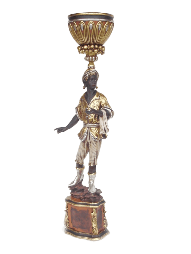 Arabian Black Moor Vase Left Hand - LM Treasures 