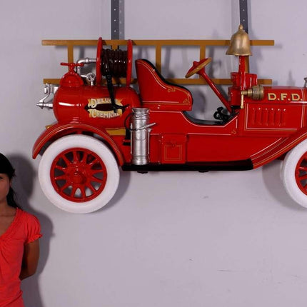 Fire Truck Wall Decor Statue - LM Treasures 