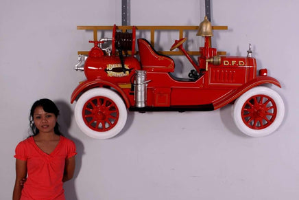 Fire Truck Wall Decor Statue - LM Treasures 