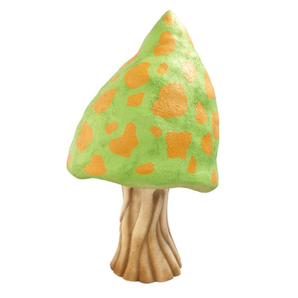 Green Fantasy Mushroom Over Sized Statue - LM Treasures 