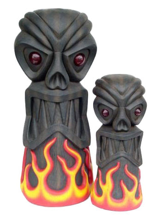 Small Fire Tiki Life Size Statue - LM Treasures 