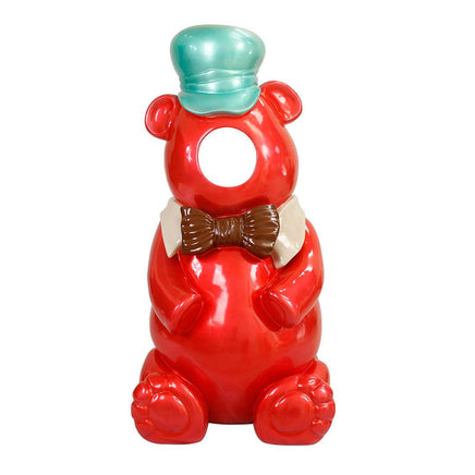 Red Gummy Bear Photo Op Over Sized Statue - LM Treasures 