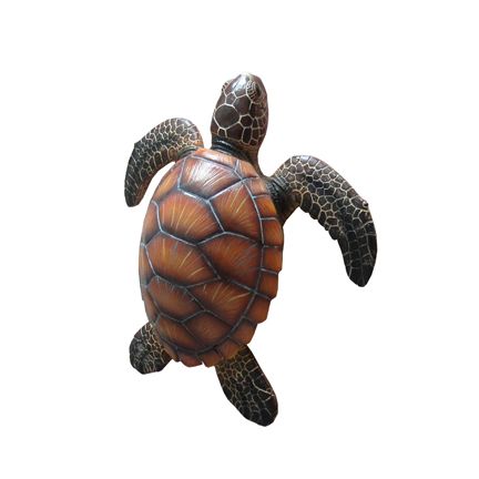 Small Sea Turtle Life Size Statue Prop - LM Treasures 
