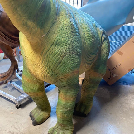 Brachiosaurus Dinosaur Walking Life Size Statue - LM Treasures 