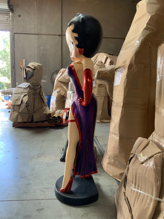 Betty Boop In Violet Life Size Statue - LM Treasures 