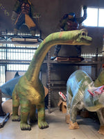 Brachiosaurus Dinosaur Walking Life Size Statue - LM Treasures 