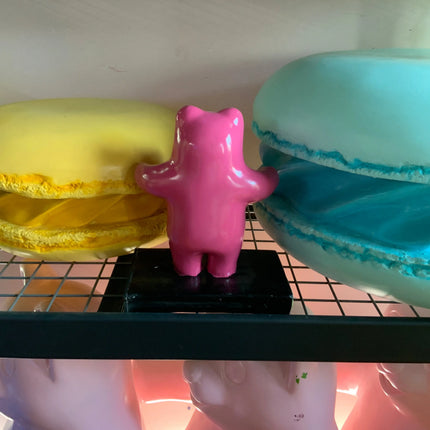Small Pink Gummy Bear Over Sized Statue - LM Treasures 