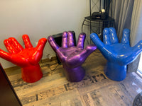Purple Hand Chair Life Size Statue - LM Treasures 
