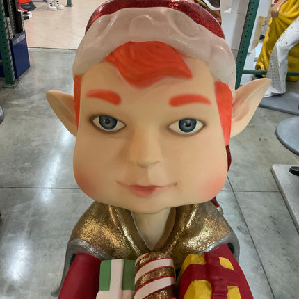 Christmas Elf Boy Over Sized Statue - LM Treasures 