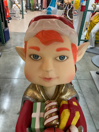 Christmas Elf Boy Over Sized Statue - LM Treasures 