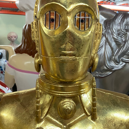 Gold Android Droid Butler Detective Life Size Statue - LM Treasures 