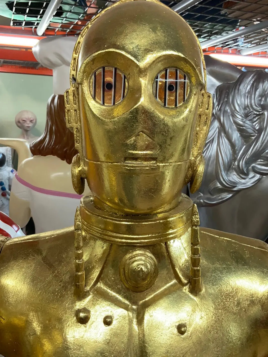 Butler Droid Butler, Gold Android Droid Detective Life Size Statue | LM Treasures ...