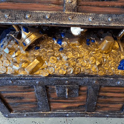 Treasure Chest Life Size Statue - LM Treasures 