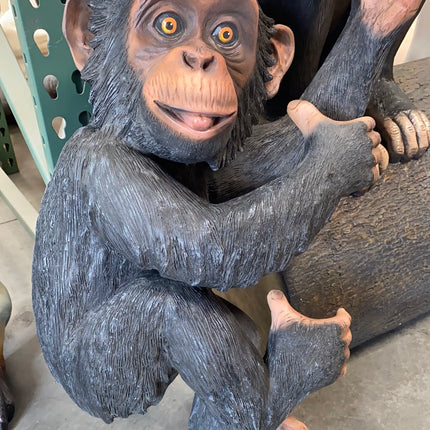 Monkey Chimpanzee Congo Life Size Statue - LM Treasures 