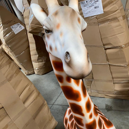 Walking Giraffe Life Size Statue - LM Treasures 