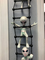 Aliens on Rope Ladder Statue - LM Treasures 