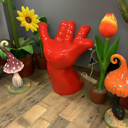 Small Tulip In Pot Flower Statue - LM Treasures 